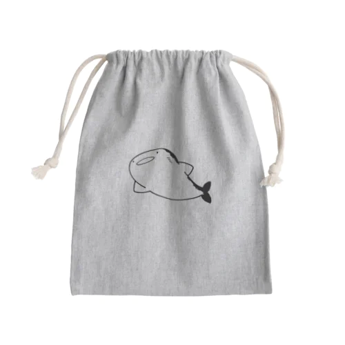 おまぬけ顔のジンベエザメさん Mini Drawstring Bag