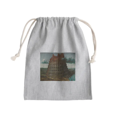 De Toren van Babel Mini Drawstring Bag