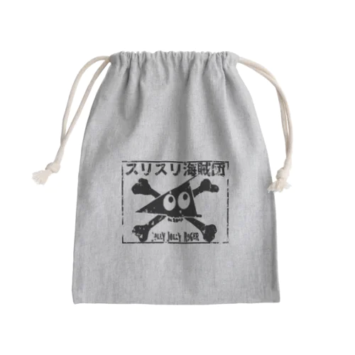 スリスリ海賊団　海賊旗　ジョリジョリロジャー Mini Drawstring Bag