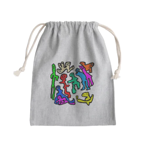 ハスダクリーチャー002 Mini Drawstring Bag