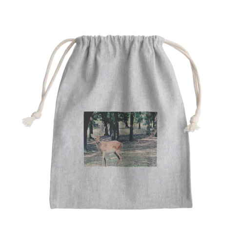 奈良の鹿ちゃん🦌 Mini Drawstring Bag