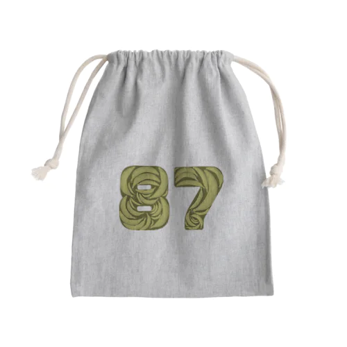 バナナ愛のある人へ Mini Drawstring Bag