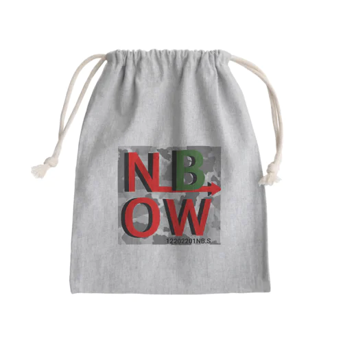 NIBO WORLD 其の二 Mini Drawstring Bag