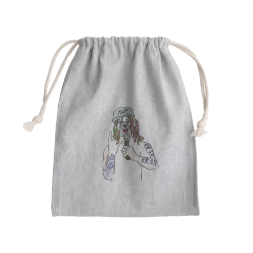 饒舌なシャベル Mini Drawstring Bag