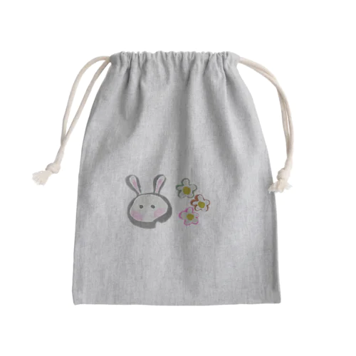 うさぎのららちゃん Mini Drawstring Bag