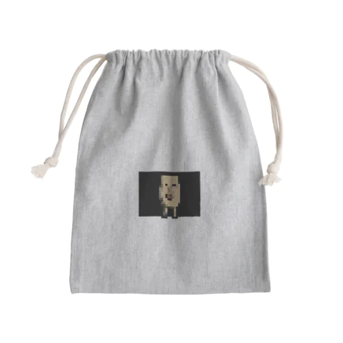 ドットヒモ男 Mini Drawstring Bag