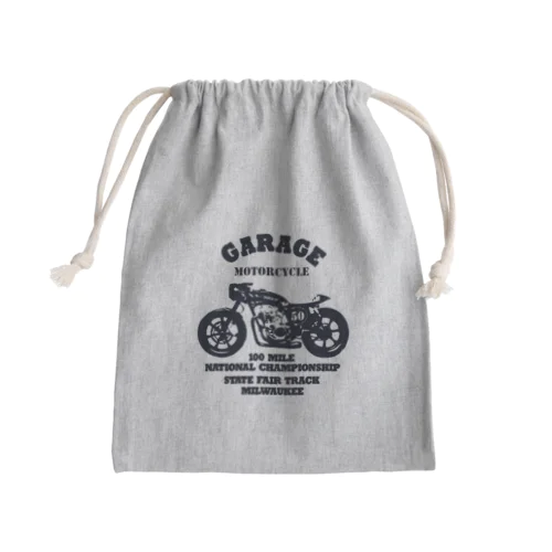 武骨なバイクデザイン Mini Drawstring Bag