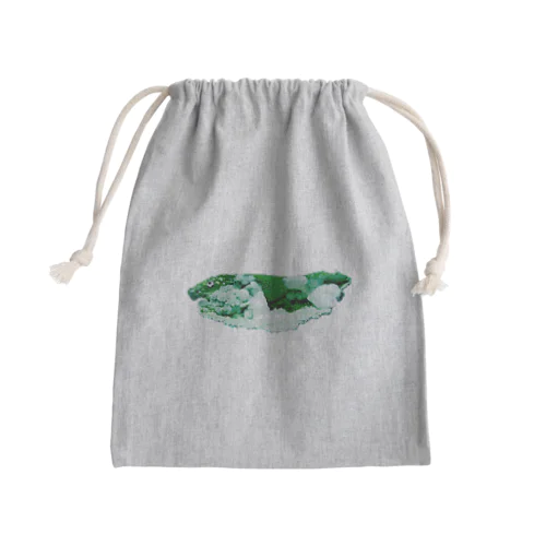 鉱物サカナ Mini Drawstring Bag