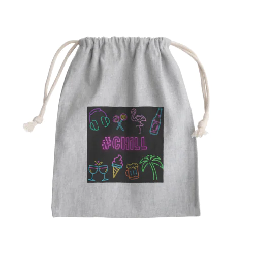 #chill Mini Drawstring Bag