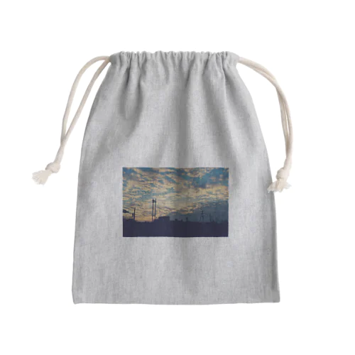 懐かしいあの日の空を思って Mini Drawstring Bag