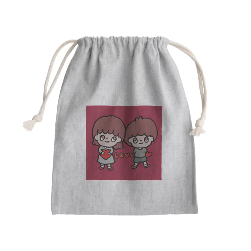 女の子男の子 Mini Drawstring Bag