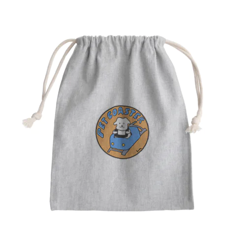 PET COASTER Mini Drawstring Bag