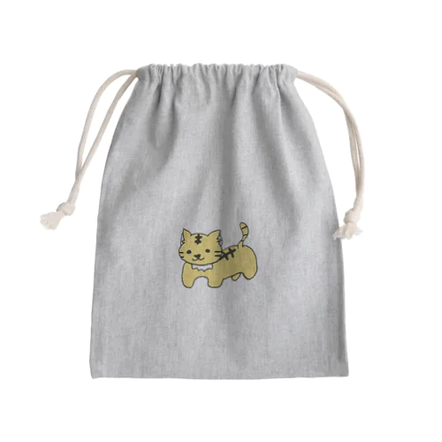 悟りのトラさん Mini Drawstring Bag