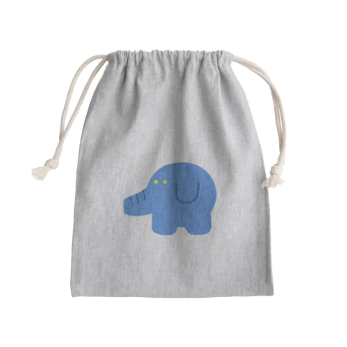 ゾウさん Mini Drawstring Bag