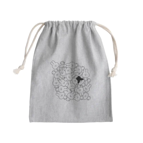 量産うさぎ 量産 Mini Drawstring Bag