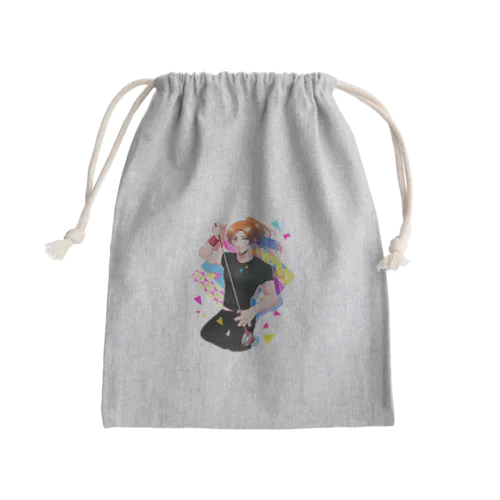 まどか Mini Drawstring Bag