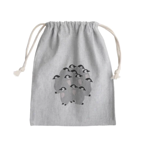 集合ヒナペンギン Mini Drawstring Bag