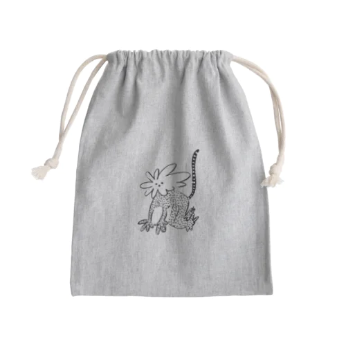 犬 Mini Drawstring Bag