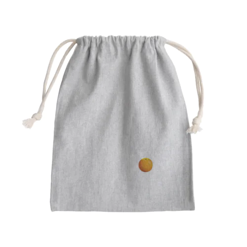 おれんじ Mini Drawstring Bag