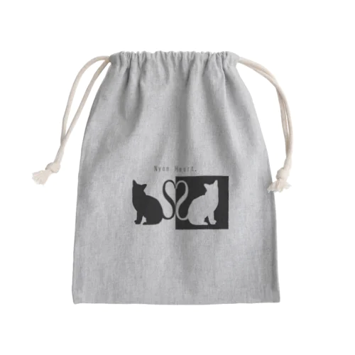 Nyan Heart. Mini Drawstring Bag
