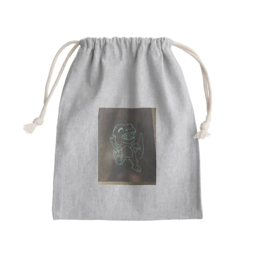 踊るティラノ Mini Drawstring Bag