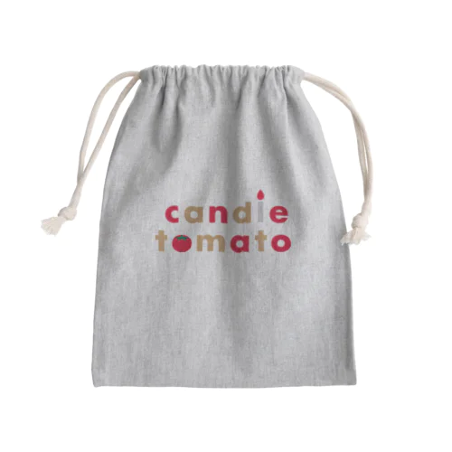 candle tomato Mini Drawstring Bag