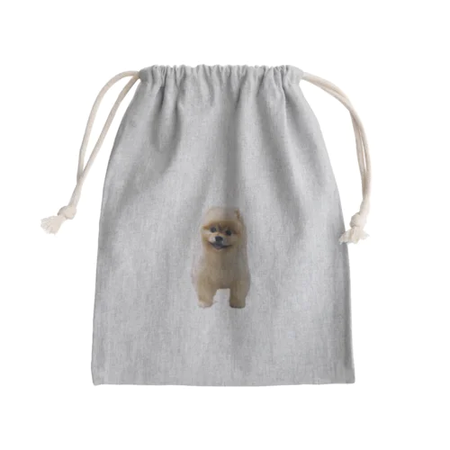 ポメラニアンのココちゃん Mini Drawstring Bag