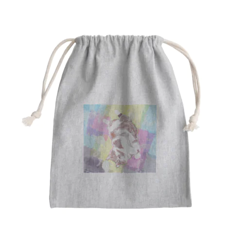 しあわせのスコちゃんｖ Mini Drawstring Bag