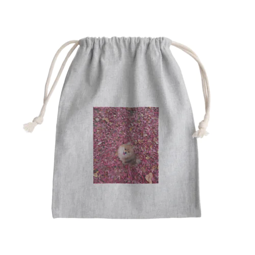 ポメラニアンまみちゃん Mini Drawstring Bag