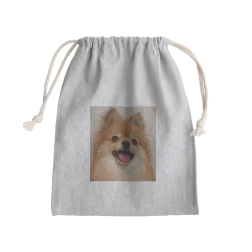 ポメラニアンまみちゃん Mini Drawstring Bag