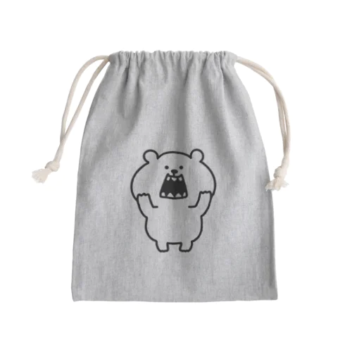 がおがおくまお Mini Drawstring Bag