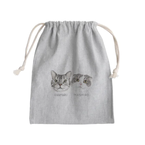 ranmaru&mashiro Mini Drawstring Bag