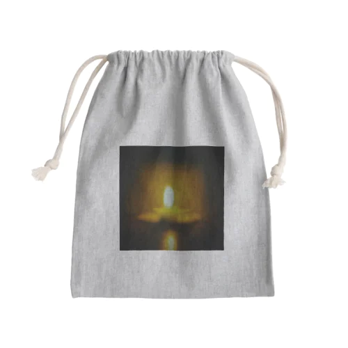 蝋燭の火3 Mini Drawstring Bag
