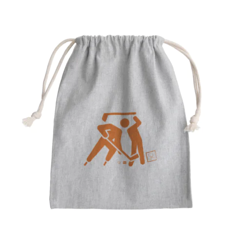 ピクトグラム　アイスホッケー＆ゴルフ Mini Drawstring Bag