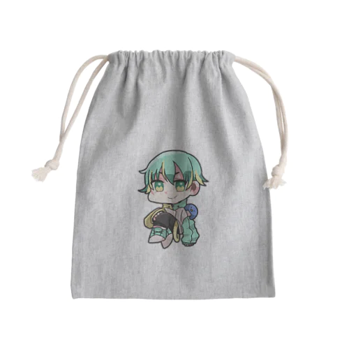 みぎてんめちゃかわ Mini Drawstring Bag