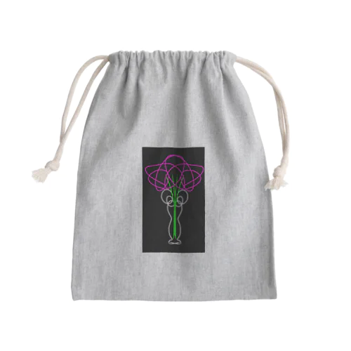 5画の花 Mini Drawstring Bag