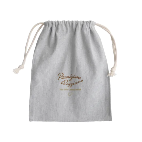 パルミジャーノ・レッジャーノ白地用 Mini Drawstring Bag