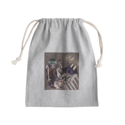 双子の秘密 Mini Drawstring Bag