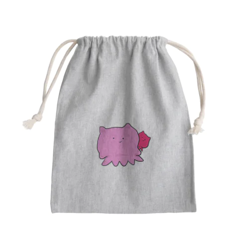 ぷにダコTシャツ Mini Drawstring Bag