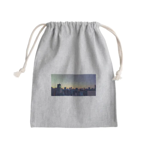 遅めの夕暮れ Mini Drawstring Bag