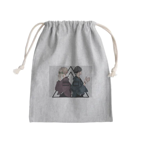 マブダチ Mini Drawstring Bag