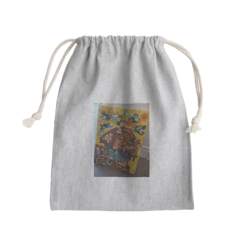 ふんわかワンちゃん Mini Drawstring Bag