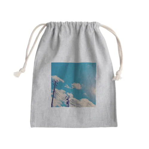 見上げた空は美しかった Mini Drawstring Bag