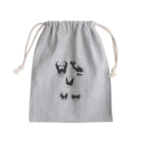 天満ミッドナイト聖闘士 Mini Drawstring Bag