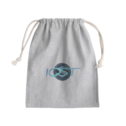 IOST（グラデーション青） Mini Drawstring Bag