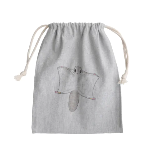 エゾモモンガさんドーン！ Mini Drawstring Bag