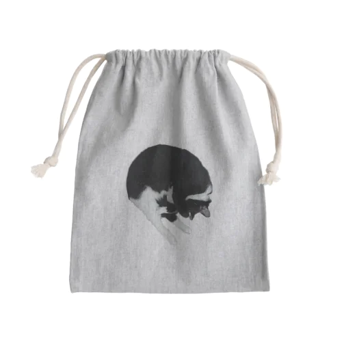 猫山八郎のアンモニャイト(？) Mini Drawstring Bag