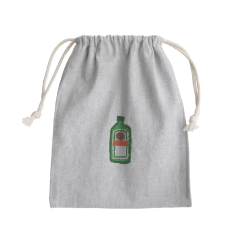 みんな大好き緑のお酒 Mini Drawstring Bag