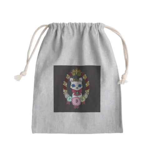 ＹＯＫ 猫 Mini Drawstring Bag