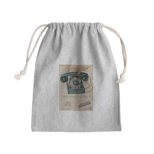 イタリア　電話ドロップ飴 Mini Drawstring Bag